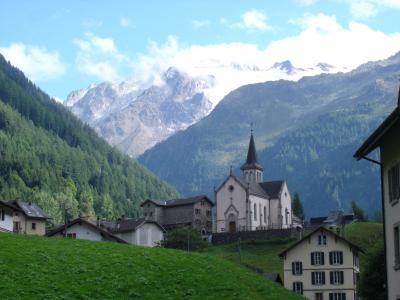 Tour du Mt-Blanc, Eglise de Trient 
