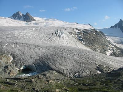 Traversée du Grand Paradis : glacier du Ruitor